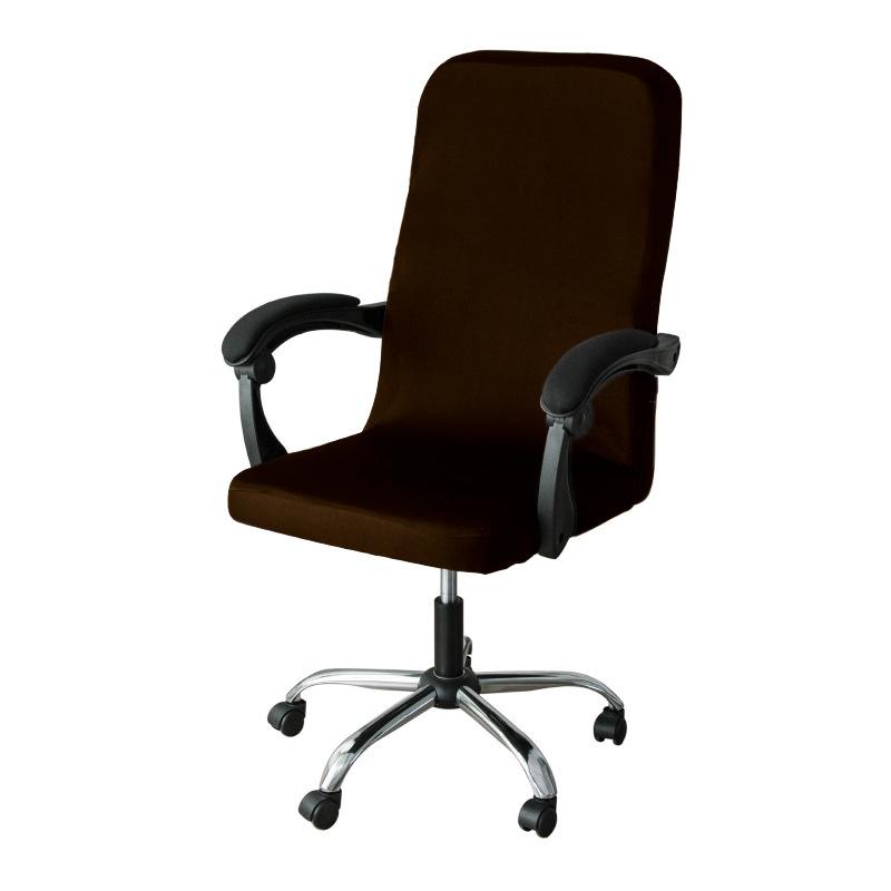 Elastic Office Computer Swivel Chair Covers Solid Color Gaming Armchair Protector Spandex Washable Chair Slipcover for Study