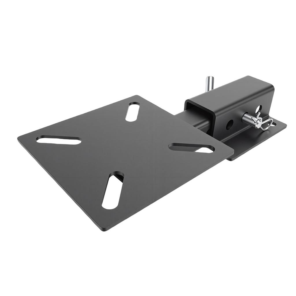 Trailer Winch Plate Universal Winch Mounting Bracket Heavy Duty Hitch Winch Mount Bracket for 2 Inch Receivers