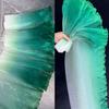 30cm Width Pleated Lace Organza Fabric Water-Shimmer Effect Pleated Mesh Wedding Dress Material Transparent Fabric