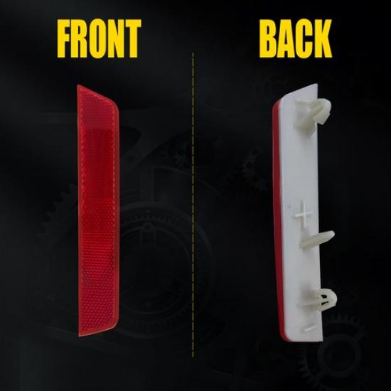 Rear Bumper Reflector Light Left Driver Side Fit For Chevrolet Equinox 2010-17 K