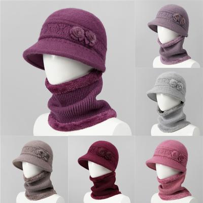 Warm Knitted Woolen Hat, Scarf Hat, Warm Versatile Hat