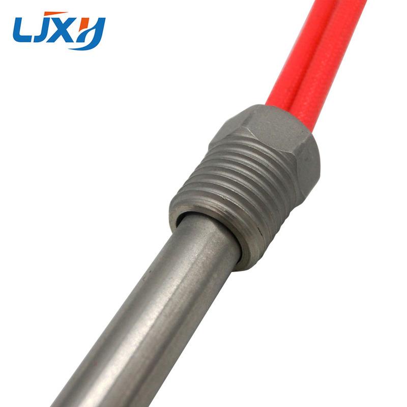 

LJXH DN8/12.8mm Thread Single End Mould Heating Cartridge Heater 8x100/150/200mm Tube Size 201 Stainless Steel AC110V/220V/380V DN8 8X100mm 200W