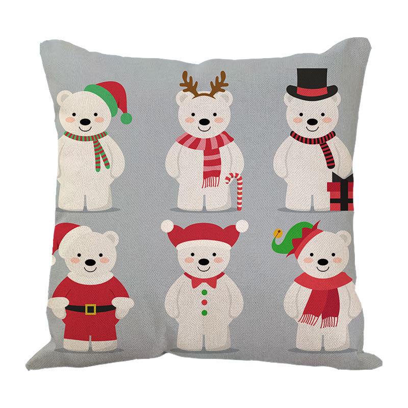 New Linen Christmas Pillows Linen Cushion Pillow Cover Pillow Pillow Car Pillow Sofa Pillow Cover