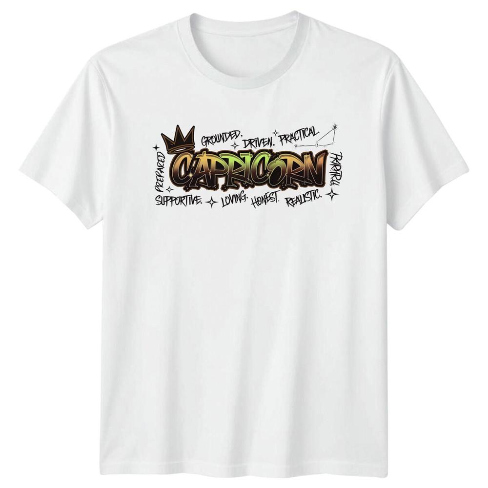 Capricorn Grounded Prepared Practical Zodiac Astrology Unisexs Unisexs Graphic Tee S