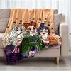 Hocus Pocus Theme Printed Blanket - Perfect for Couch, Bed, Travel & Outdoor Use | Machine Washable, Cozy & Durable.