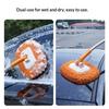Special Brush for Car Washing Mop with Curved Rod