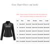 Women's Slim Leather Stand-Up Collar Zipper Stitching Solid Color Jacket
