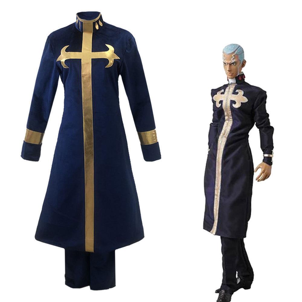 Jojos Bizarre Adventure Enrico Pucci Cosplay Kostüm für Anime Rollenspiel