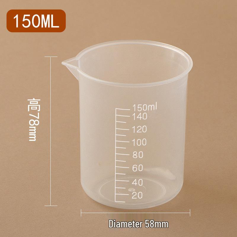 Thickened Plastic Graduated Measuring Cup for Kitchen and Lab Use