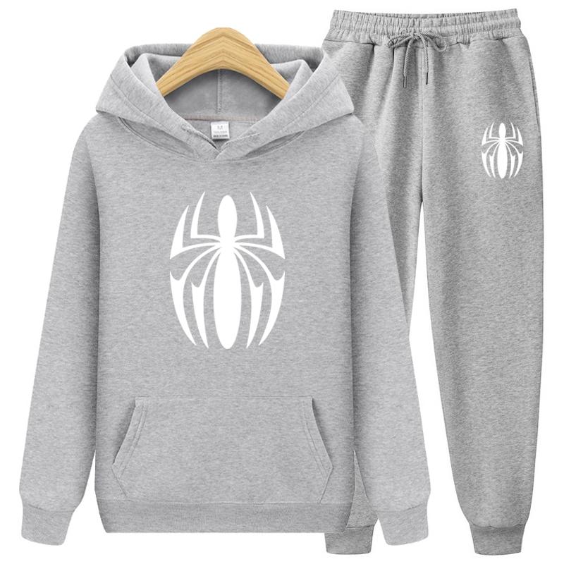 Women's Tracksuit Sets Winter Scarlet Spider 2 Piece Set Running Hoody Brand Sweatshirt Sport Joggers Sweatpants Suit