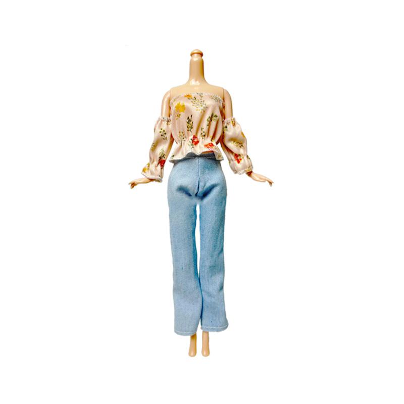 Doll New Clothes Supermodel Doll Toy Clothing Accessories 1/6 Doll Dress Up Clothes Set Fashion Top Pants Skirt For 30Cm Doll