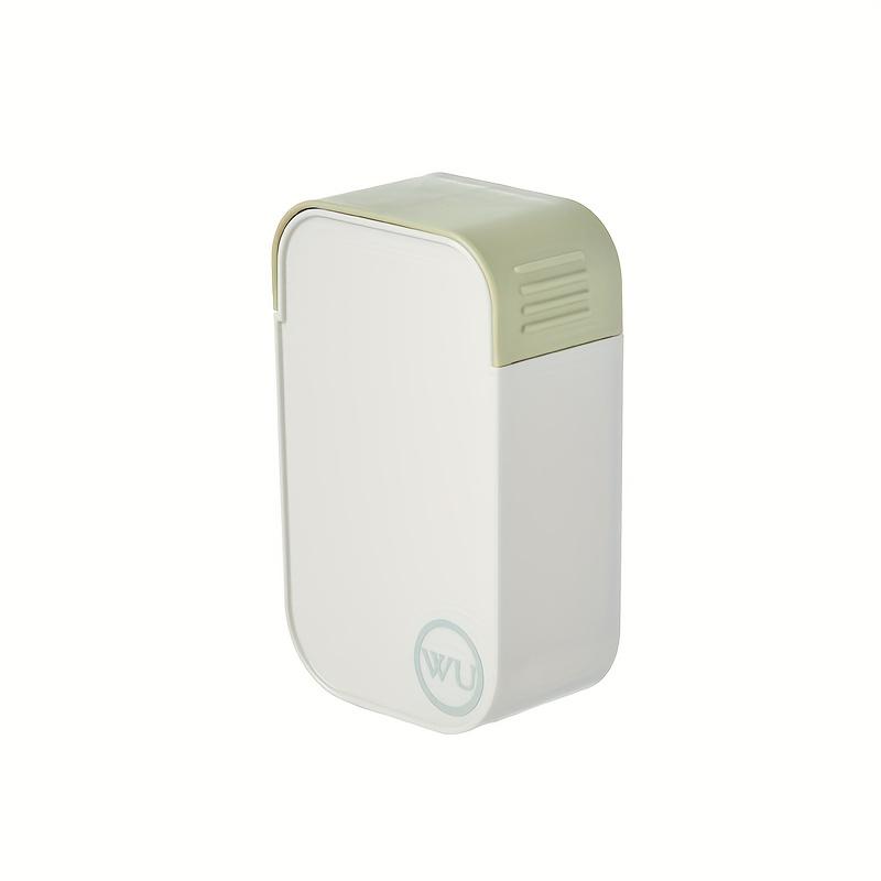 1PC Portable Travel Soap Box with Drainage Layer, Travel Soap Container, Soap Rack, Anti-skid Soap Rack зелёный