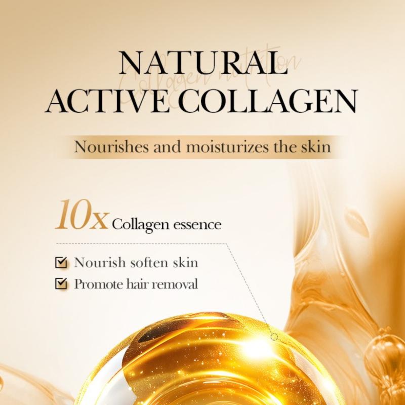Collagen Gentle Hair Removal Cream SADOER Skin Rejuvenation Non-irritating Underarm Hair Removal Cream