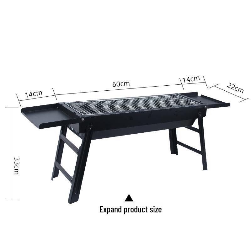 Portable Outdoor Folding Charcoal Barbecue Grill