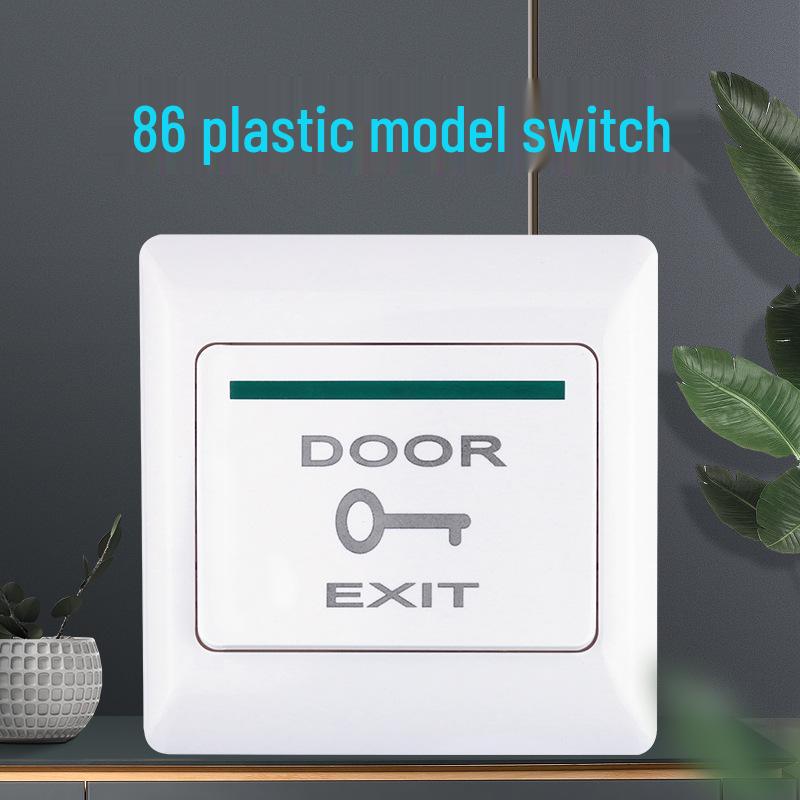 Edelstahl Zutrittskontrolle Ausgangstaster, Selbstrückstellend, Aufputz-/Unterputzmontage, Typ 86, Normally Open/Closed