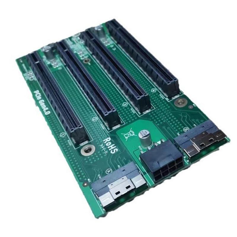 

Перетворювачі SFF-8654 в PCIe 4.0 x4 Підтримуються інтерфейси SFF-8654 8i в PCIe 4.0 x4 x16 Gen4.0 Перетворюйте адаптери карток