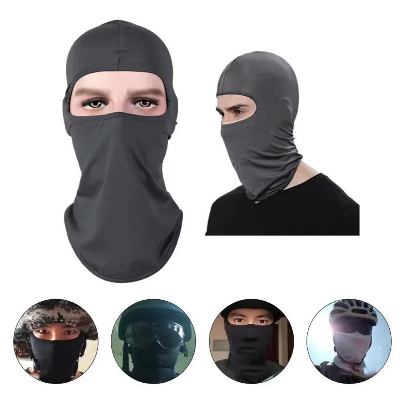 Motorcycle Balaclava Sun Protection Full Face Mask Breathable Mesh Airsoft Mask Balaclava Bicycle Cycling Head Cover