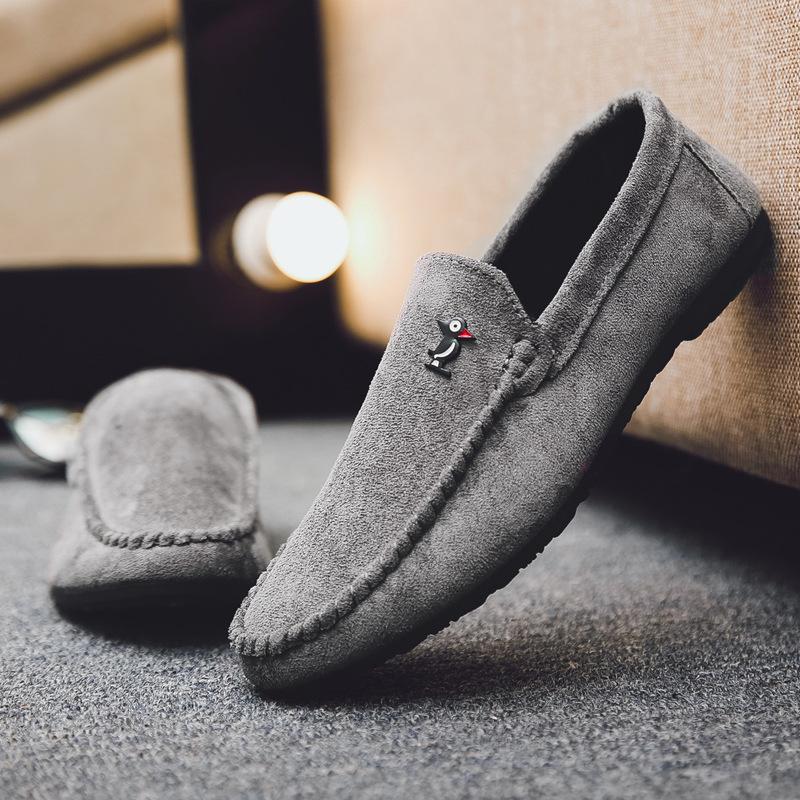 

Мальчики Британские Модные Туфли Летние Люди Общество Черные Лоферы Мужская Индивидуальность Мужская Повседневная Обувь 44