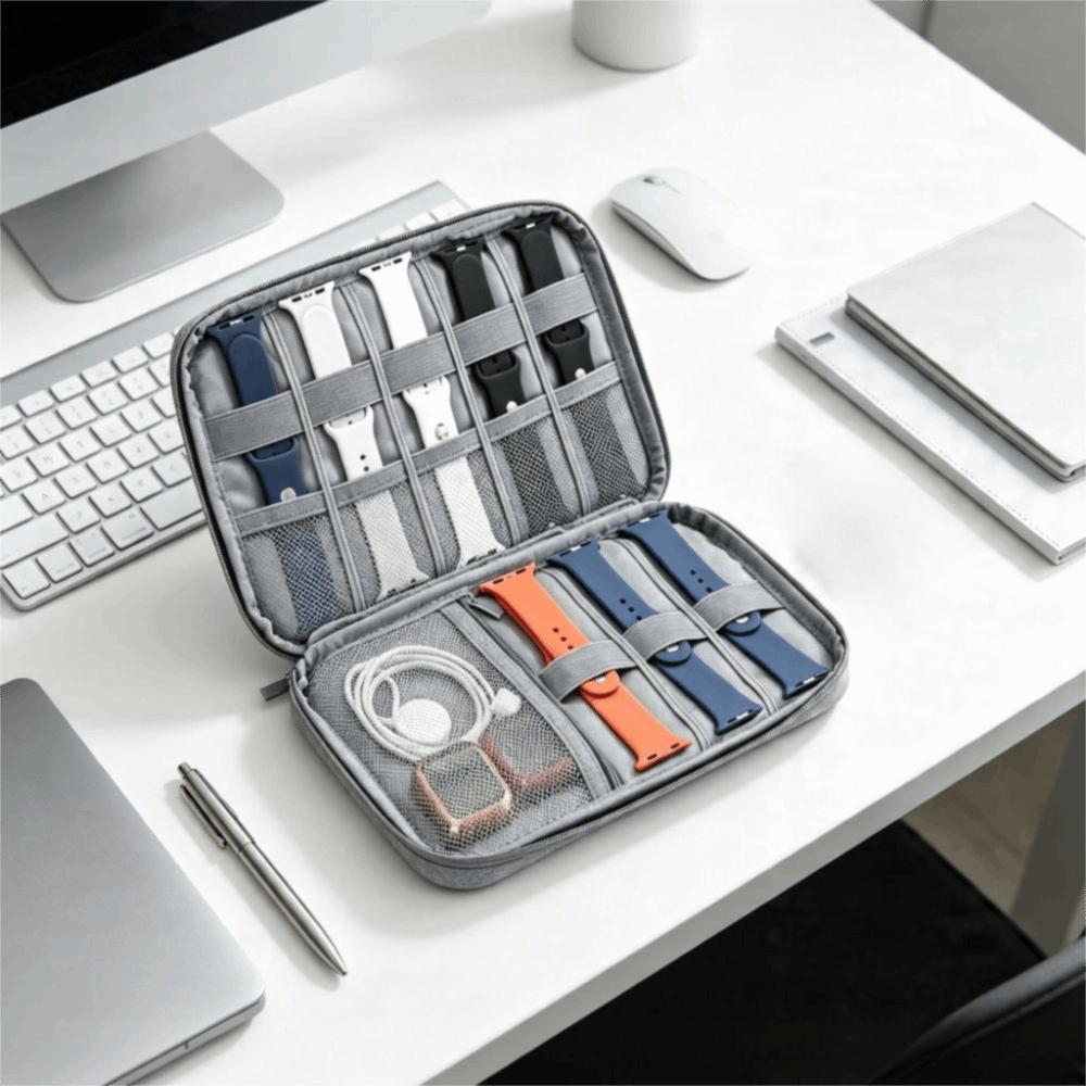 Storage Bag Watchband Box Multifunction Watchband Storage Box Data Cable Storage