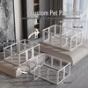 Transparent Acrylic Tall Pet Barrier for Indoor Use - Suitable for Dogs Like Teddy, Bichon, Corgi
