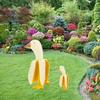 Für Rasen im Freien Seltsame Geschenke Hausgarten Terrasse Entenskulptur Entenstatuen Verzierung Bananenente