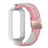 Pulseira Trançada+Capa de PC para Xiaomi mi band 9 8 active acessórios esportes magnético Pulseira de Nylon correa+Capa para Redmi band 3 2