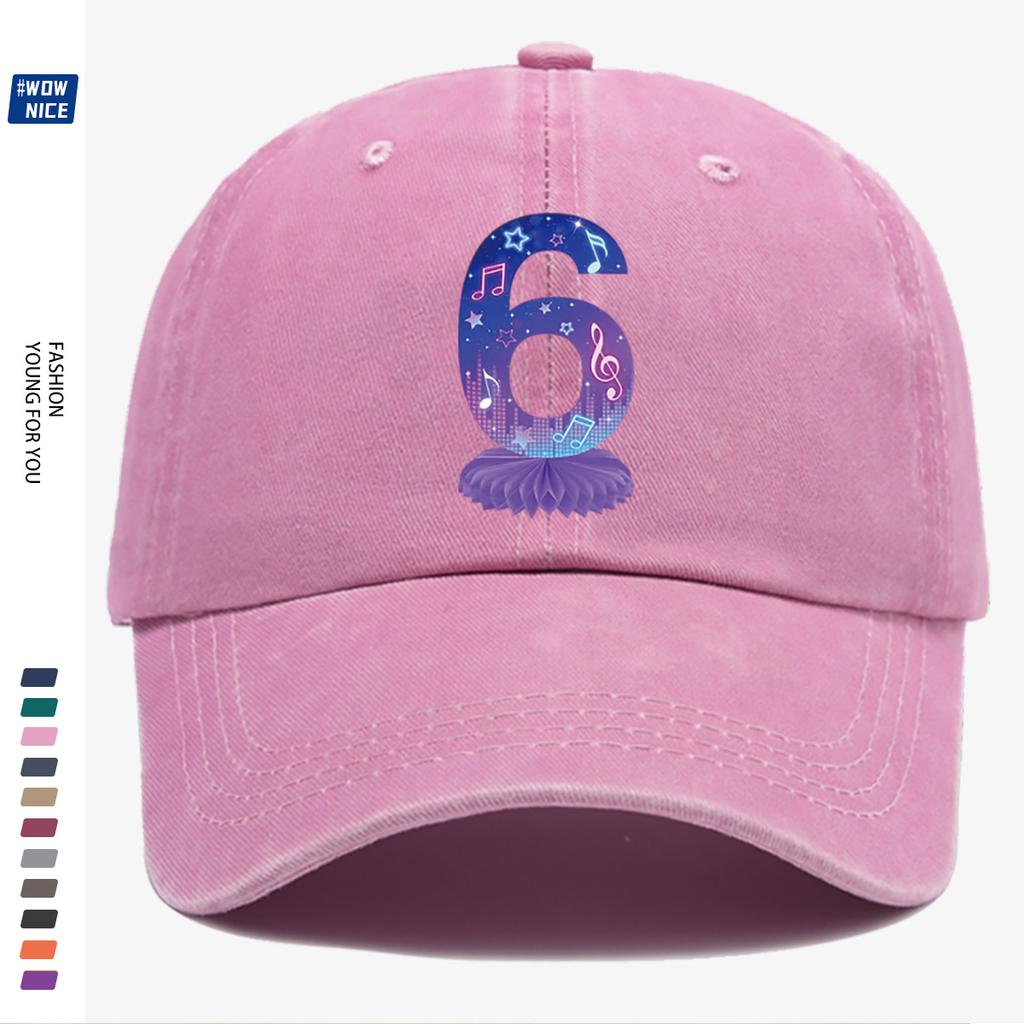 D-Dur pc Musik Sternenlicht Ohne Aufdruck Baseballkappe KPOP-Gruppe Flaches Muster Note Stern Dekor Slim Fit Trendig Treffen