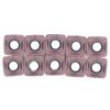 10PCS Coated Carbide Inserts Indexable CNC Milling Inserts Lathe Cutting Tool Machine Clip Type