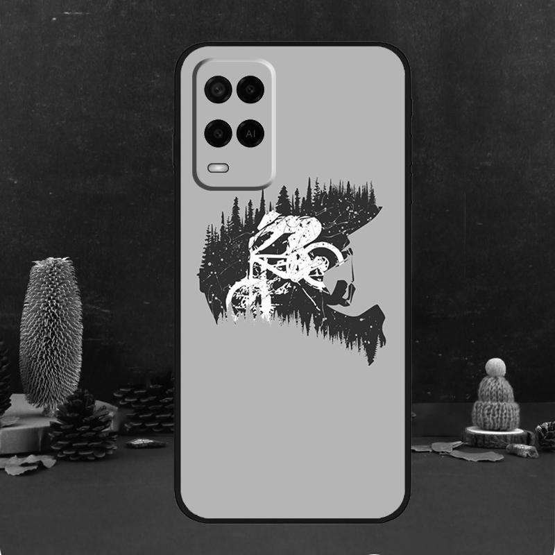 

Bike Bicycle Case For OPPO A54 A74 A94 A98 A78 A79 A16 A76 A96 A5 A9 A17 A77 A15 A52 A72 A53 A57S Cover OPPO A91