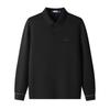 Navigare Men's 100% Cotton Long Sleeve Polo Shirt