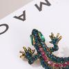 Antique Style Lizard Brooch Unique Alloy Reptile Design Fashion Accessory For Coat Bag Decoration Birthday Present