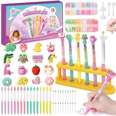 אביזר להכנת עטים בעבודת יד, ערכה להכנת עטים בעבודת יד, סימן חמוד, יוצר עטים מהנה, מתנת חג המולד לגילאים, קופסת יום הולדת, ערכה, יצירה, עטים, עטים, צעצוע, בנות, 6, 7,