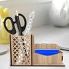 Business Card Holder With Pen Cup Wooden Pen Pencil Storage Holder Desktop Organizer Storage For Desk Business Conferences