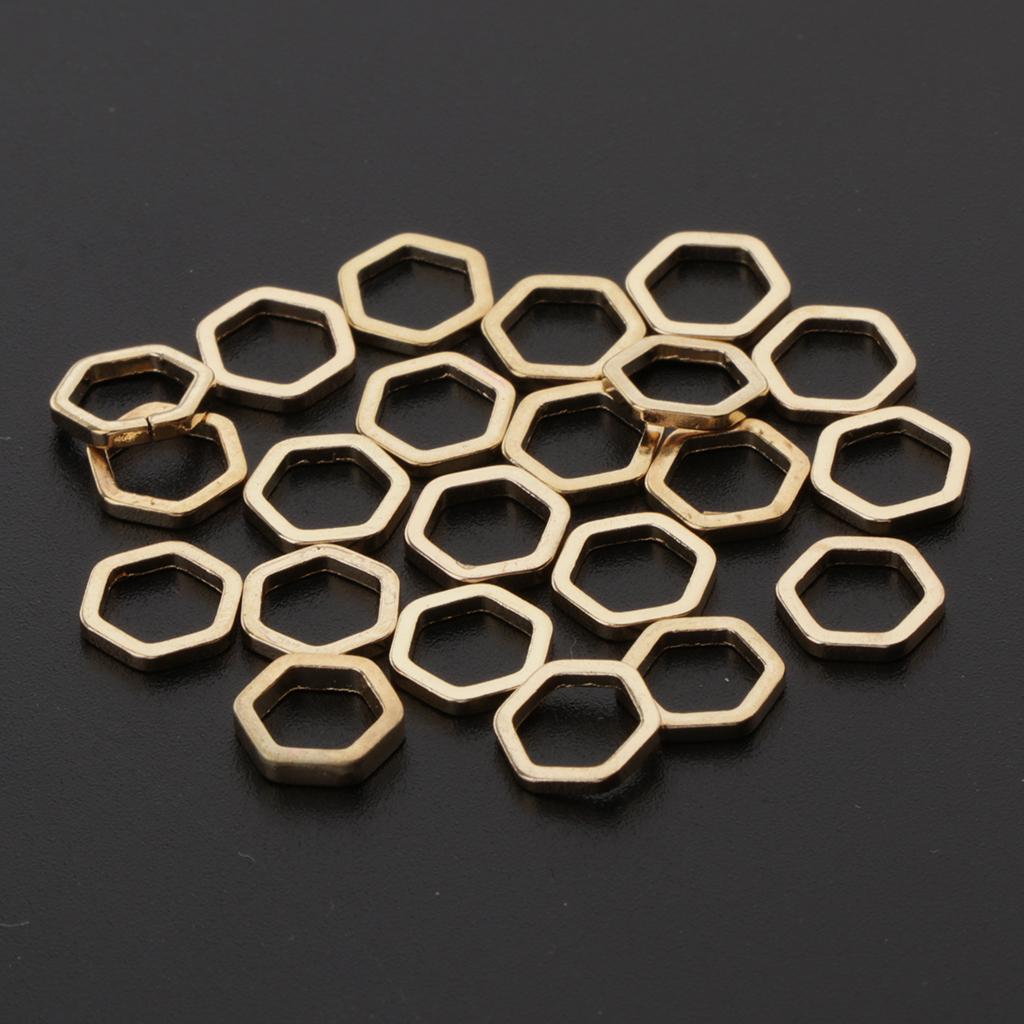 20 kusů kovových přívěsků na výrobu šperků 7x7mm