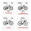 BMX Road Bike Chain Protector Silicone Chain Bicycles Frame Guards Self Adhesive