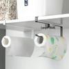 Zhaoran L-Shaped Under-Cabinet Paper Towel & Cling Film Holder