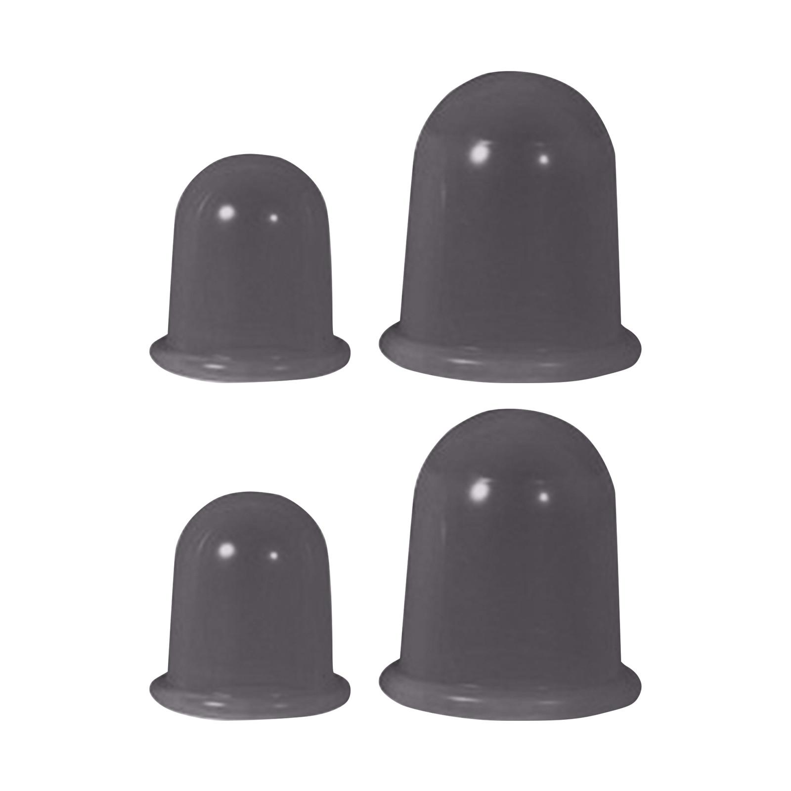 

Набор силиконовых чашек для массажа тела, 2 маленьких и 2 больших, вакуумная чашка для тела, чашка для лица от морщин, лимфодренажная, антицеллюлитная чашка One Size