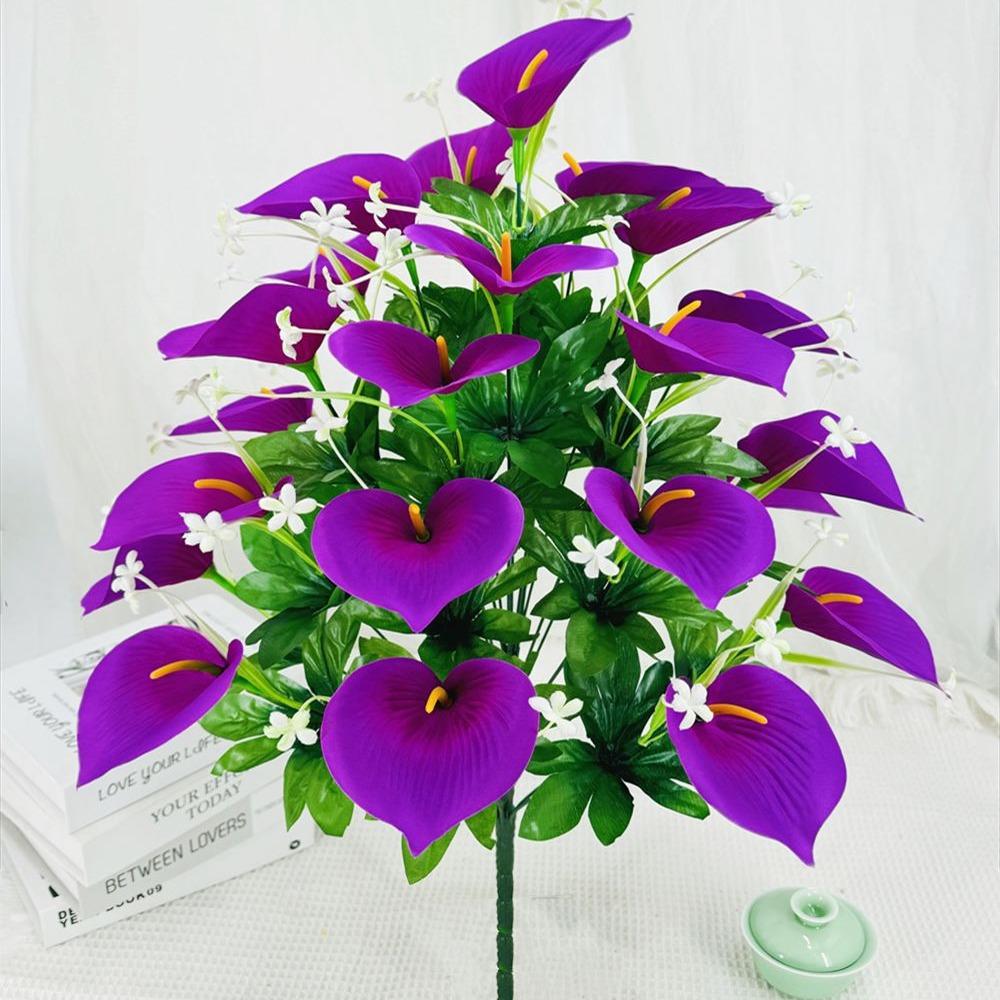 Artificial flower 24 high stalk calla lily fake flower European home decoration flower