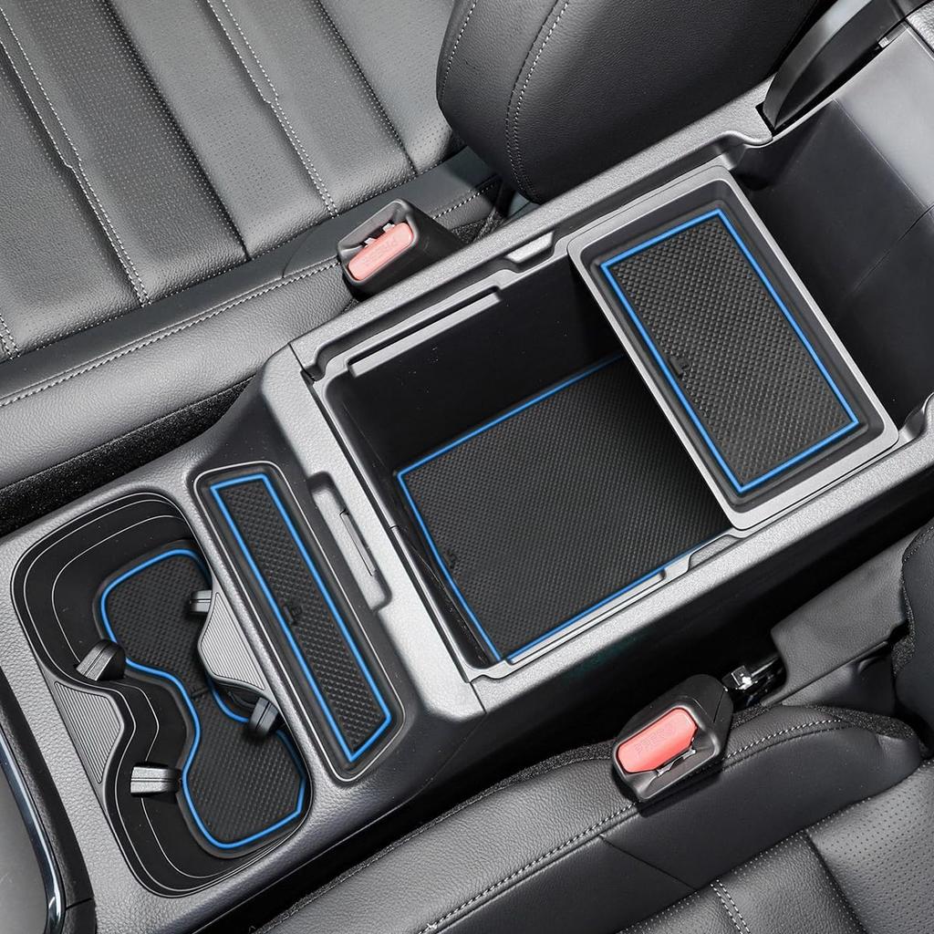 Auovo Cup Holder erts Liners Compatible with Honda CRV Accessories  2024 2025 2026 CR-V Door Slot Pad Car Interior Non-Slip Dust Mat Center Console