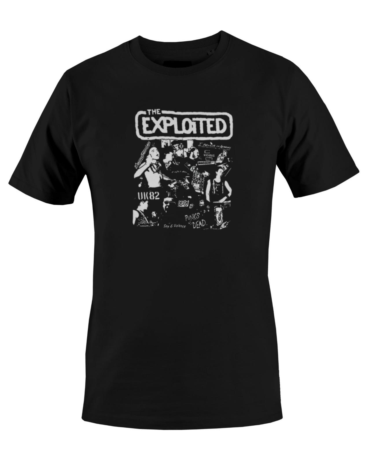 The Exploited Punk On The Road Graphic Mens T-Shirt L