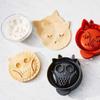 2pcs  Animals Hand Pie Molds Fox Owl Shaped Dough Press Mold Fall Pie Maker Tool Biscuit Mold for Baking Cookie Pie