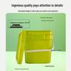 5L Thickened Square Plastic Bucket with Lid for Laundry Detergent, Salt, Pet Food, or Powders (Holds 5kg)