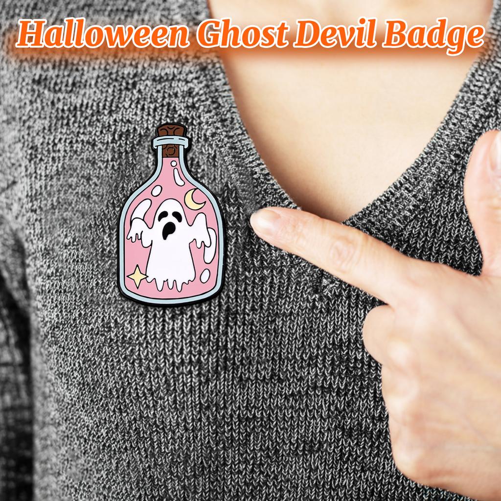 Halloween Ghosts Devil Badge Cute Cartoon Festival Decoration Clothes, Bags, Accessories Alloy Brooch