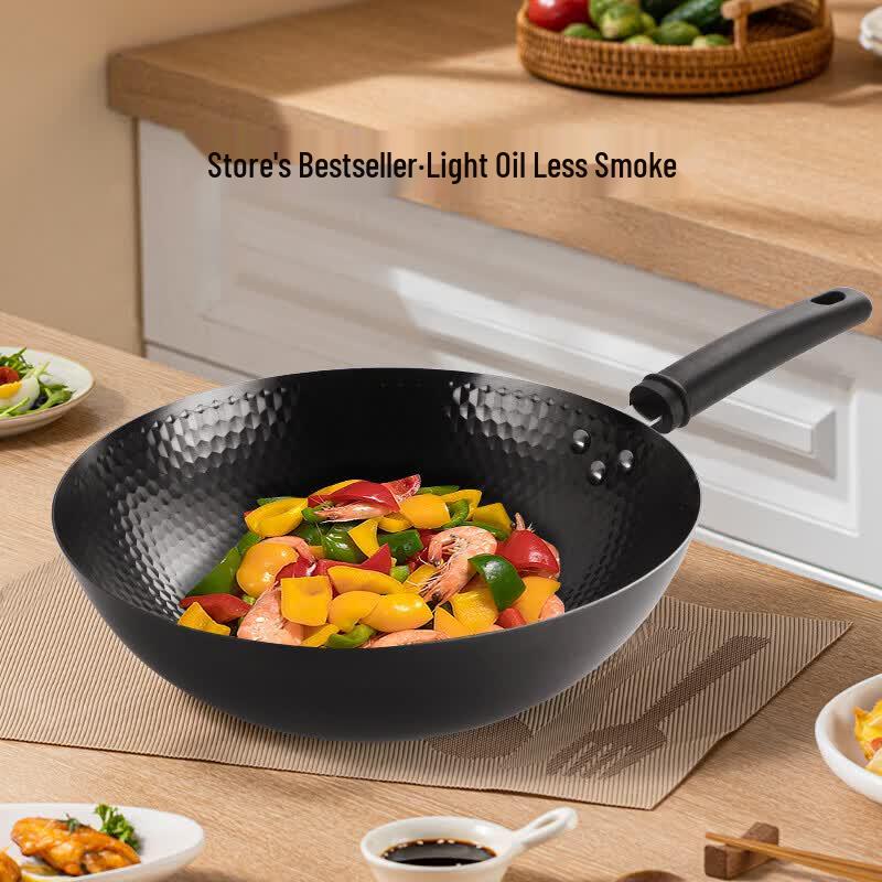 Simio Fashion Forged Pure Iron Wok MR-621