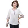 2026 Summer Stylish Slimming Elegant Versatile Seven-Sleeve Outerwear for Middle-Aged Women