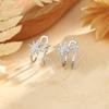 Asymmetrical Rhinestone Star Ear Cuff – No Piercing Required, Trendy Korean Style.