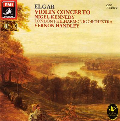 CD NIGEL KENNEDY LONDON PHILHARMONIC Elgar Violin Concerto CDC7472102 EMI 1984 Europe Classical Used