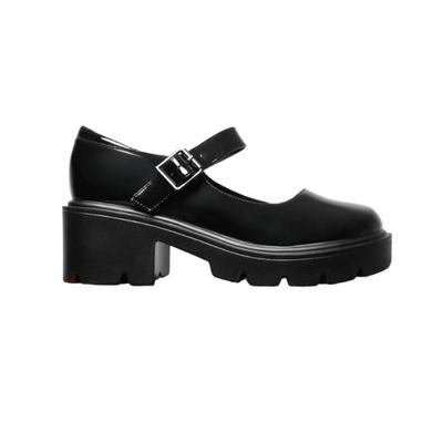 Womens/Ladies Rylee Retro Platform Block Heel Mary Janes
