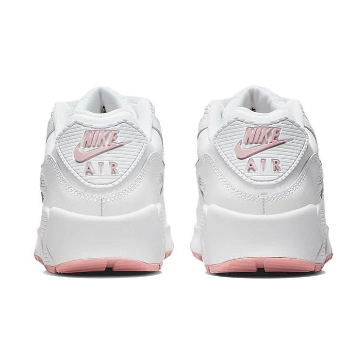 Nike Air Max 90 Leather 'White Pink Glaze' Gs CD6864-115