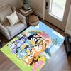 Bluey's Colorful Pals Carpet Suitable for Foyer Playrooms Dining Room Study room Antislip Carpet Office home decor Gift for Festivals